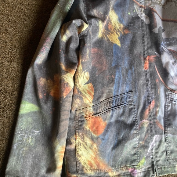 RIPNDIP Fire & Desire Denim Coach Jacket Rare - Picture 9 of 10